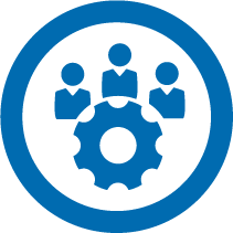 Icon für Geschäftsbereich Umsetzung
